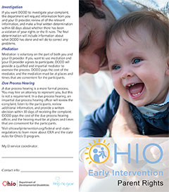 Parents Rights in Early Intervention